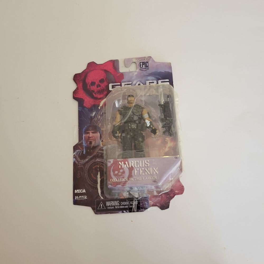 NECA Gears of War 3 Series 1 Marcus Fenix 3.75" Action Figure New